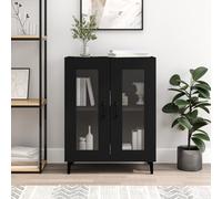 vidaXL Sideboard Black 69.5x34x90 cm Engineered Wood
