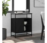 Vidaxl Sideboard Black 69X35X80 Cm Engineered Wood