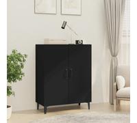 Vidaxl Sideboard Black 70X34X90 Cm Engineered Wood Sideboards