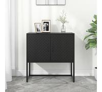 vidaXL Sideboard Black 75x35x75 cm Steel