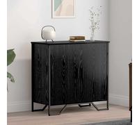 vidaXL Sideboard Black 78 x 35.5 x 74.5 cm Engineered wood