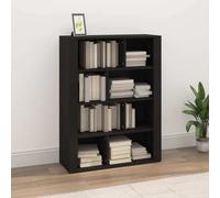 vidaXL Sideboard Black 80x30x106 cm Engineered Wood UK HOT