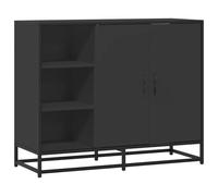 vidaXL Sideboard Black 92x35x76 cm Engineered Wood storage cabinet
