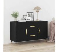 vidaXL Sideboard Black oak 100 x 36 x 60 cm Engineered wood