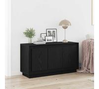 vidaXL Sideboard Black Oak 102 x 35 x 55 cm Engineered Wood