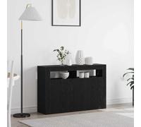Sideboard with LED Strip Lights Engineered Wood Modern Storage Unit vidaXL