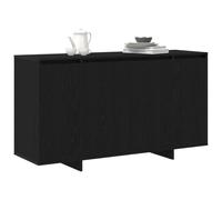vidaXL Sideboard Black Oak 135 x 41 x 75 cm Engineered Wood, Black