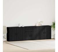 3x Sideboards Engineered Wood Cupboard Storage Cabinet Multi Colours vidaXL