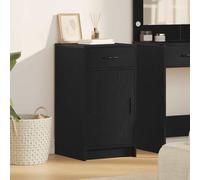 vidaXL Sideboard Black oak 40 x 40.5 x 75 cm Engineered wood