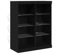 vidaXL Sideboard Black oak 41 x 37 x 100 cm Engineered Wood,