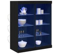 vidaXL Sideboard Black oak 41 x 37 x 100 cm Engineered Wood,