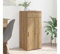 vidaXL Sideboard Black oak 42.5 x 40 x 93 cm Engineered wood