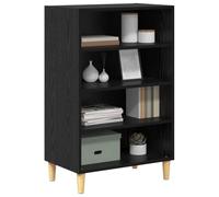 vidaXL Sideboard Black Oak 57 x 35 x 89.5 cm Engineered Wood