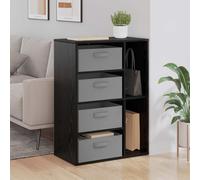 VidaXL Sideboard Black Oak 60 X 33.5 X 84 Cm
