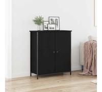 vidaXL Sideboard Black oak 70 x 30 x 80 cm Engineered wood