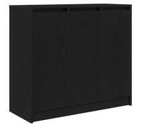 vidaXL Sideboard Black Oak 85x34x76 cm Engineered Wood storage cabinet