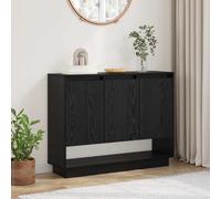 vidaXL Sideboard Black oak 97 x 29 x 75 cm Engineered wood