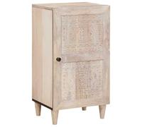 vidaXL Sideboard Bleached White 40 x 33 x 75 cm Solid Mango Wood