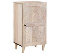 vidaXL Sideboard Bleached White 40 x 33 x 75 cm Solid Mango Wood