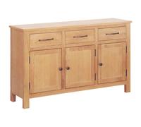 vidaXL Sideboard Brown 112 x 33.5 x 70 cm Solid oak wood