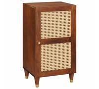 vidaXL Sideboard Brown 40 x 33.5 x 75 cm Solid Mango Wood, Stylish Wooden Sidebo