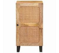 vidaXL Sideboard Brown 40 x 33 x 75 cm Solid Mango Wood, Minimalist Sideboard, R