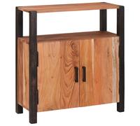 vidaXL Sideboard Brown 70 x 30 x 75 cm Solid Acacia Wood, Living Room, Rectangul
