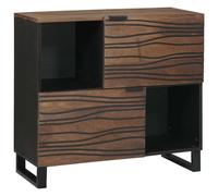 vidaXL Sideboard Brown 80 x 33 x 75 cm Solid mango wood