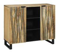 vidaXL Sideboard Brown 90 x 33 x 75 cm Solid mango wood