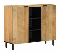 vidaXL Sideboard Brown 90x33x75 cm Solid Wood Mango cabinet cupboard highboard