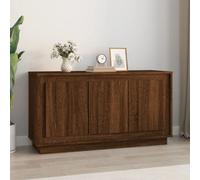 vidaXL Sideboard Brown Oak 102x35x55 cm Engineered Wood NEW