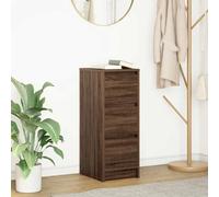 vidaXL Sideboard Brown Oak 29.5x34x76 cm Engineered Wood