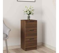 vidaXL Sideboard Brown Oak 30x30x70 cm Engineered Wood UK