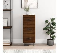 vidaXL Sideboard Hall Storage Side Cabinet Cupboard Brown Oak Engineered Wood