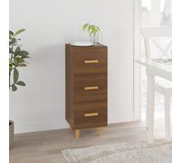 Vidaxl Sideboard Brown Oak 34.5X34X90 Cm Engineered Wood