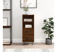 (brown oak) vidaXL Sideboard Storage Side Cabinet Cupboard Sonoma Oak Engineered Wood