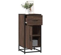 Wooden Sideboard Cabinet Cupboard Unit Storage Furniture With 1 Drawer & 1 Door