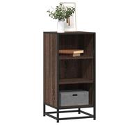 vidaXL Sideboard Brown Oak 35.5x35x76 cm Engineered Wood and Metal