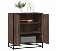 vidaXL Sideboard Brown Oak 68x35x76 cm Engineered Wood and Metal