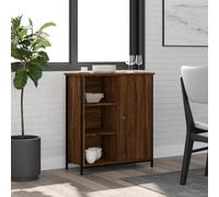 (brown oak) vidaXL Sideboard Storage Cupboard Highboard Home Side Cabinet Engineered Wood