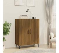 (brown oak) vidaXL Sideboard Console Cabinet Cupboard Storage Organiser Engineered Wood