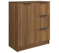 vidaXL Sideboard Brown Oak Engineered Wood, Brown
