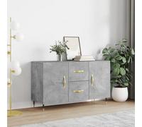 vidaXL Sideboard Storage Side Cabinet Cupboard Concrete Grey Engineered Wood