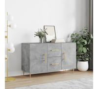 Vidaxl Sideboard Concrete Grey 100X36X60 Cm Engineered Wood