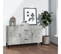 vidaXL Sideboard Concrete Grey 100x36x60 cm Engineered Wood