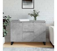 Vidaxl Sideboard Concrete Grey 101.5X35X70 Cm Engineered Wood