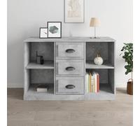 vidaXL Sideboard Concrete Grey 104.5x35.5x67.5 cm Engineered Wood, Grey