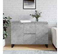 Vidaxl Sideboard Concrete Grey 104X35X70 Cm Engineered Wood