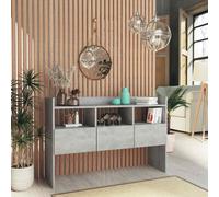Sideboard Concrete Grey 105x30x70 cm Engineered Wood