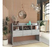 Sideboard Concrete Grey 105x30x70 cm Engineered Wood